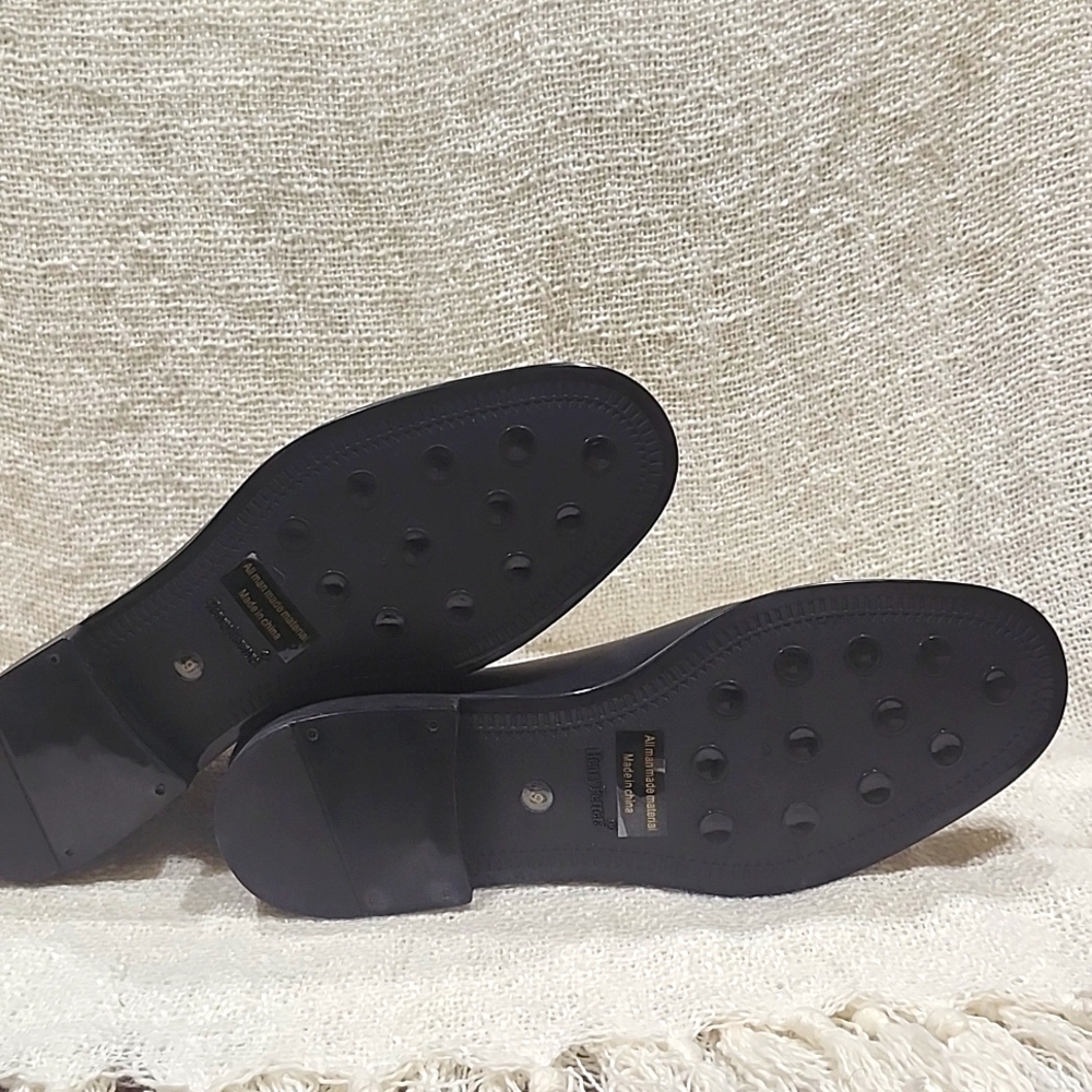 Henry Ferrera Black Matte Marsala Chelsea Rain Boots - Picture 6 of 6